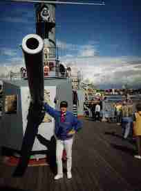 Giorgio sulla motonave
Aurora - questa immagine è collegata l'immagine ingrandita