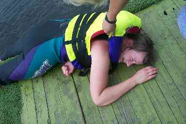 Alena fa sci d'acqua- questa immagine &egrave; collegata l'immagine ingrandita