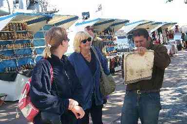 il
pittore caricaturista - questa immagine è collegata l'immagine ingrandita